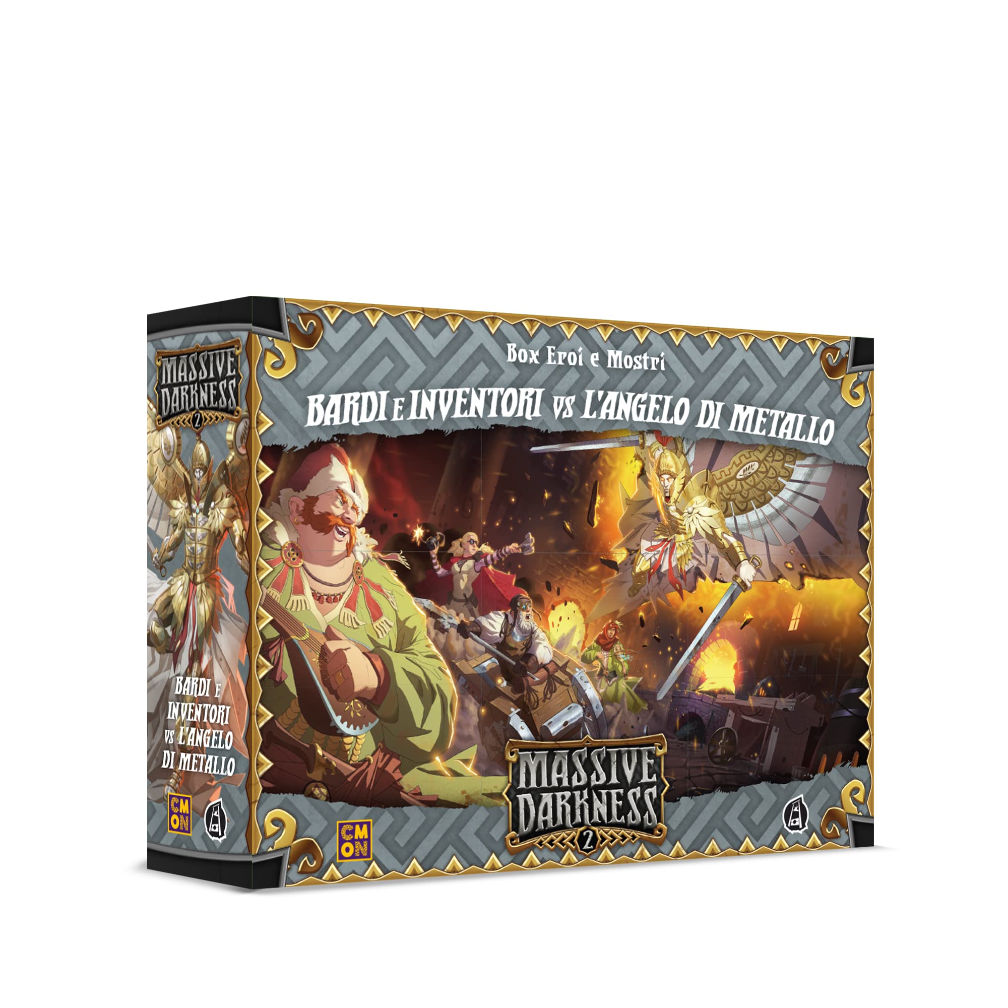 CMON | Massive Darkness 2 – Tempesta del Cielo | Espansione | Gioco degli intenditori | Dungeon Crawler | 1-6 Giocatori | dai 14+ Anni | 90-120 Minuti | Tedesco