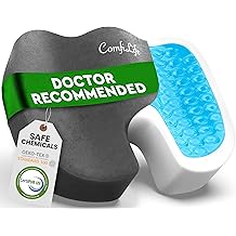 ComfiLife Premium Gel &amp; Memory Foam Seat Cushion &ndash; Doctor Recommended Office Chair Cushion, Car Seat Cushion &ndash; Chair Cushions for Back &amp; Sciatica Pain Relief &ndash; Seat Cushions for Office Desk (Charcoal)