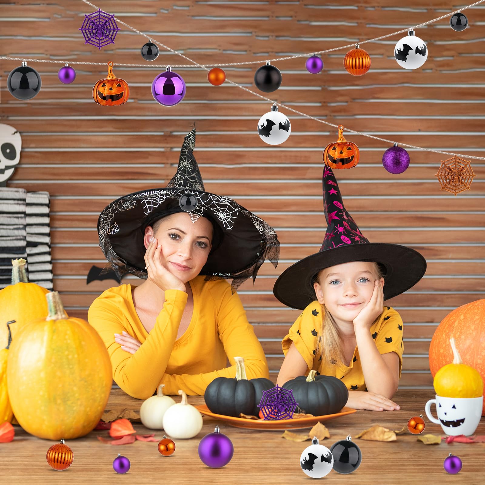Amazon.co.jp: ハロウィンオーナメント ツリーデコレーション、61個