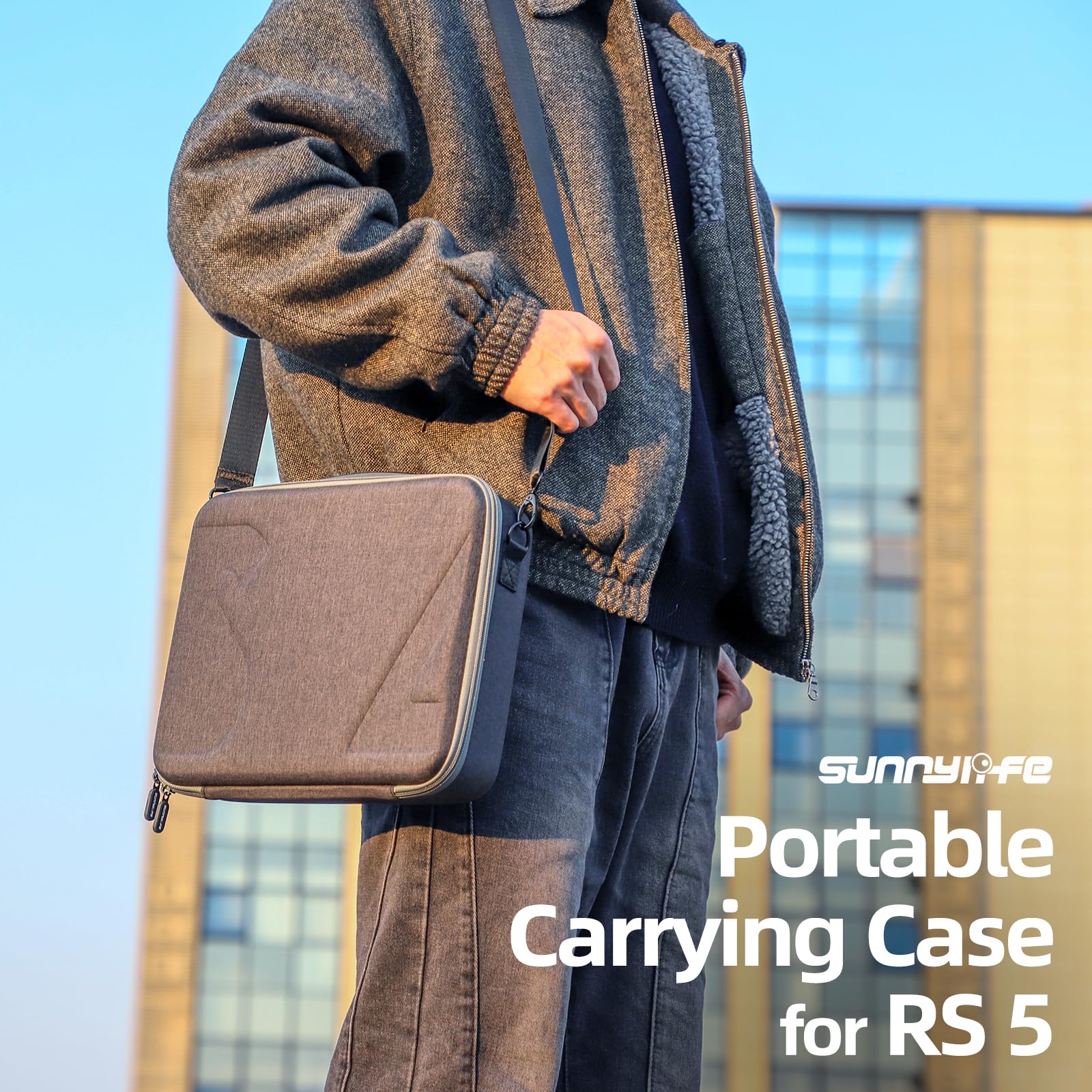 RC GearPro Borsa per DJI RS 5 | Borsa a tracolla compatibile con DJI Ronin RS5 Handheld Gimbal Stabilizer & Accessori