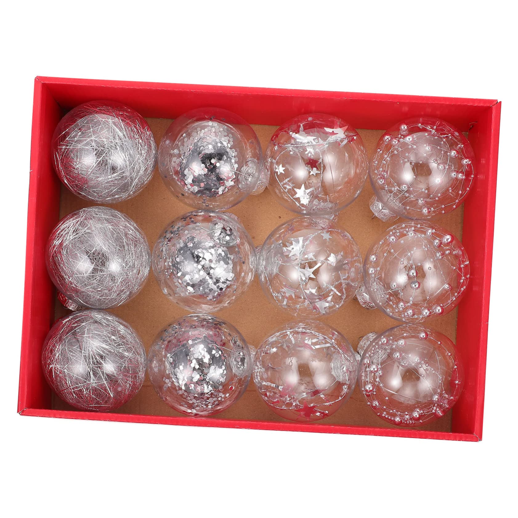 Alipis Hängende Weihnachtskugel Dekoration Weihnachtsbaumkugeln zum Aufhängen Festliche Hängekugel für Weihnachtsdeko Leicht und Langlebig für Fotos Zufälliger Stil
