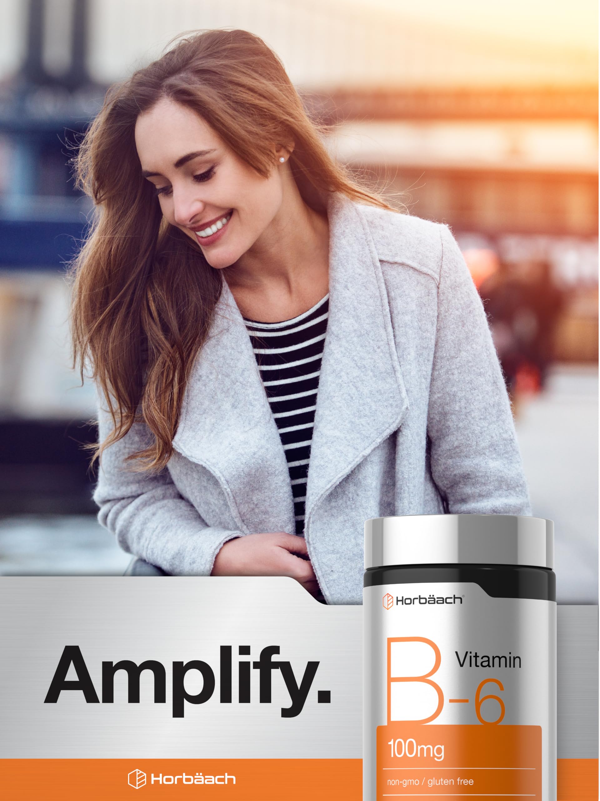 Amazon.com: Horbaach Vitamin B6 100mg | 120 Tablets | Pyridoxine