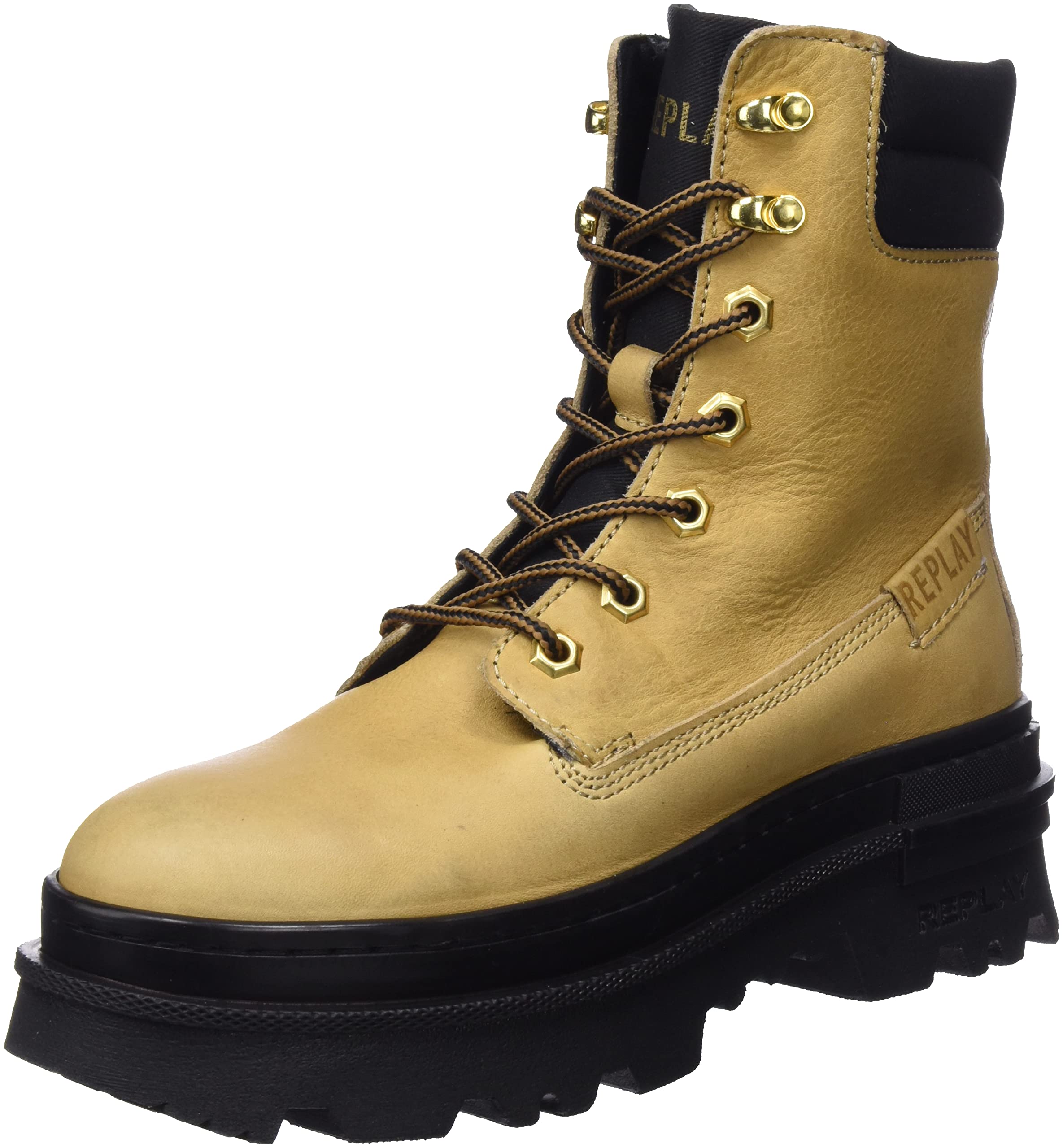 REPLAY Women's Laser Mountain Fashion Boots, 029HONEY, 38 EU