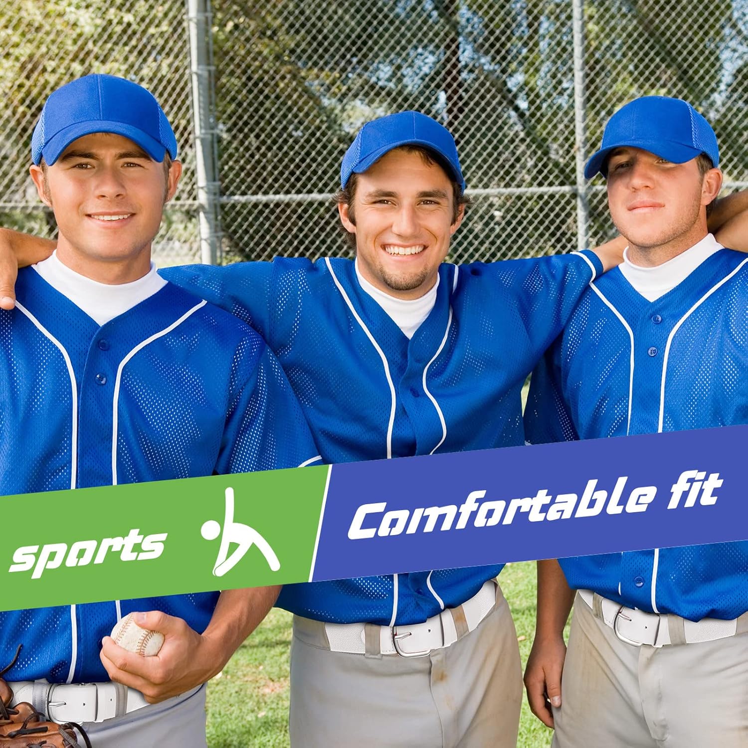 Hercicy 12 Pcs Baseball Belts Softball Belts Bulk for Adult and Youth Adjustable - Image 6