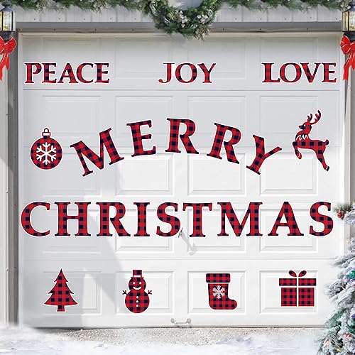 Miniatura 9 de 23 piezas de decoración de Navidad para puerta de garaje imanes de Navidad para puerta de garaje de Navidad imanes de coche de Navidad imanes de