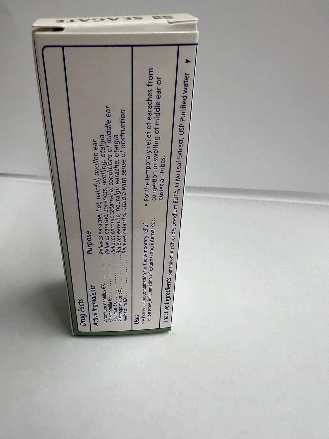 Seagate Products Homeopathic Olive Leaf Extract Earache Remedy 0.5 oz (Pack of 2)