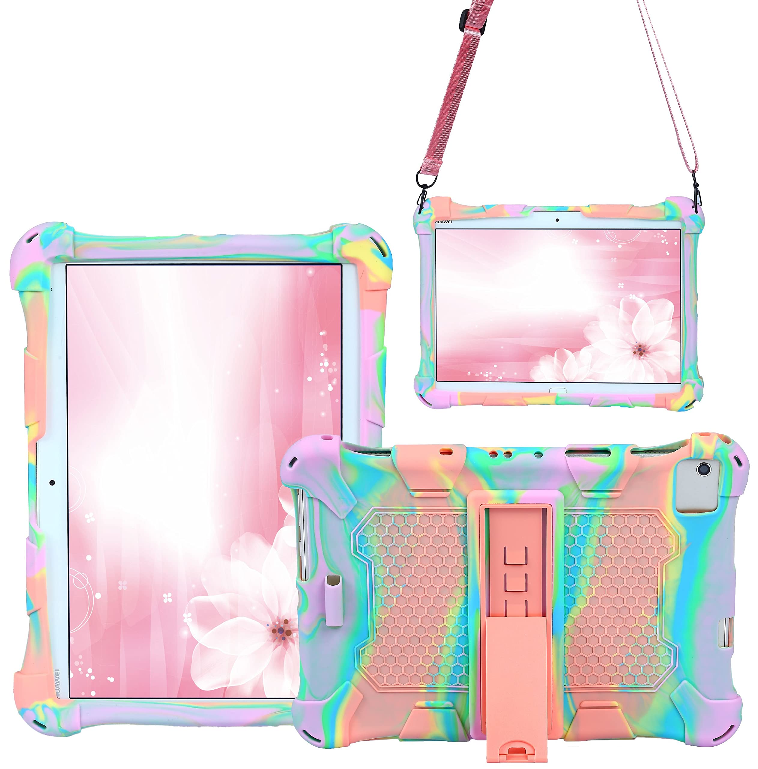 AIJAKO 10 Inch Silicone Case for Dragon Touch Notepad 102/Pritom Tronpad L10/YESTEL T5/TECLAST P20HD M40/Blackview Tab8/WINNOVO P20/IBBWB 10/AOYODKG