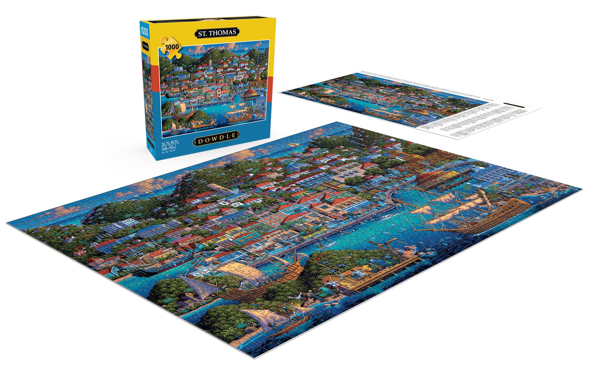 Amazon.com: Buffalo Games - Eric Dowdle - St. Thomas - 1000 Piece