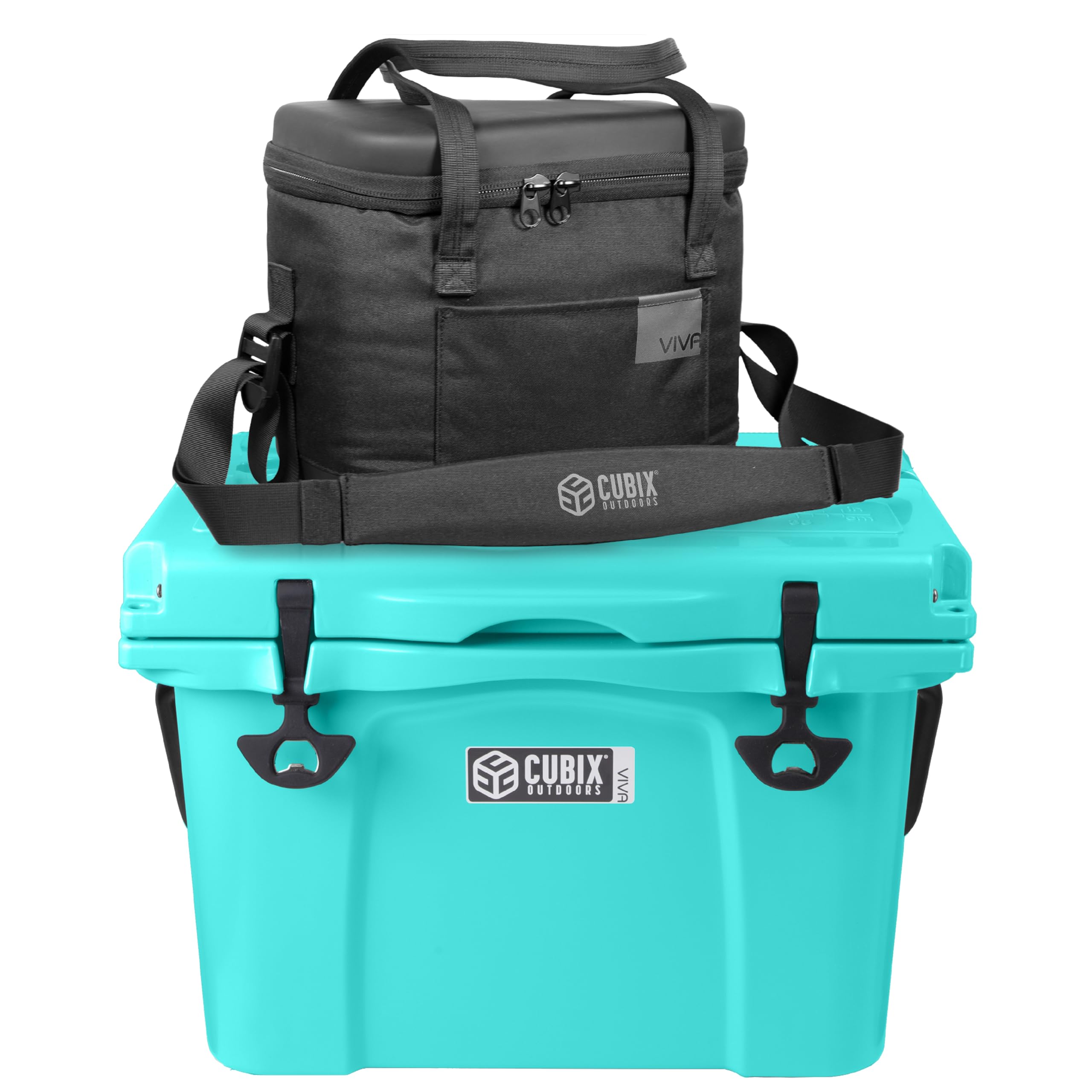 Viva 25qt Portable Rotomolded Hard Cooler Day Ice Cold
