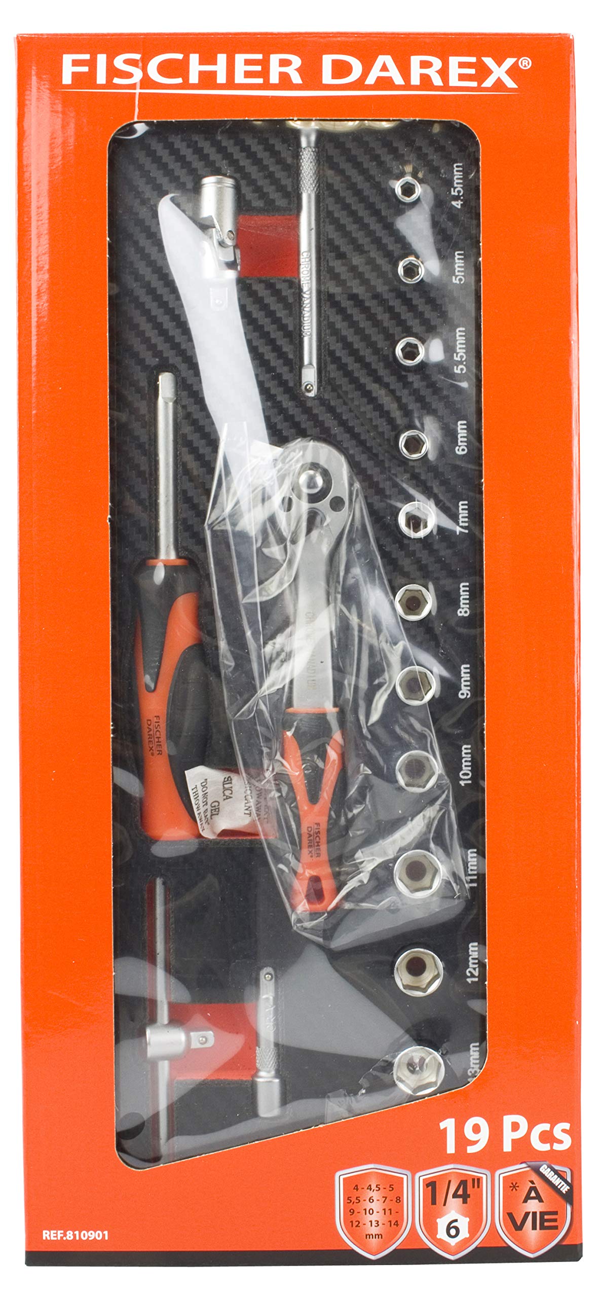 Image secondaire de Fischer Darex 810901 Module de Rangement Comprenant Clé à Cliquet 1/4