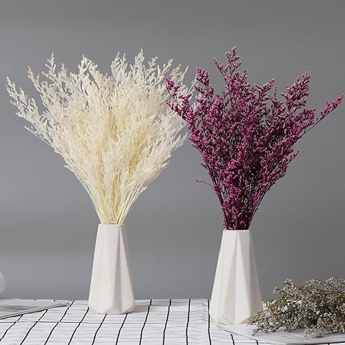 Miniatura 4 de Ramo de flores secas, paquete de flores de caspia seca, lavanda floral, arreglos florales de aliento de bebé para decoración de boda, corona de