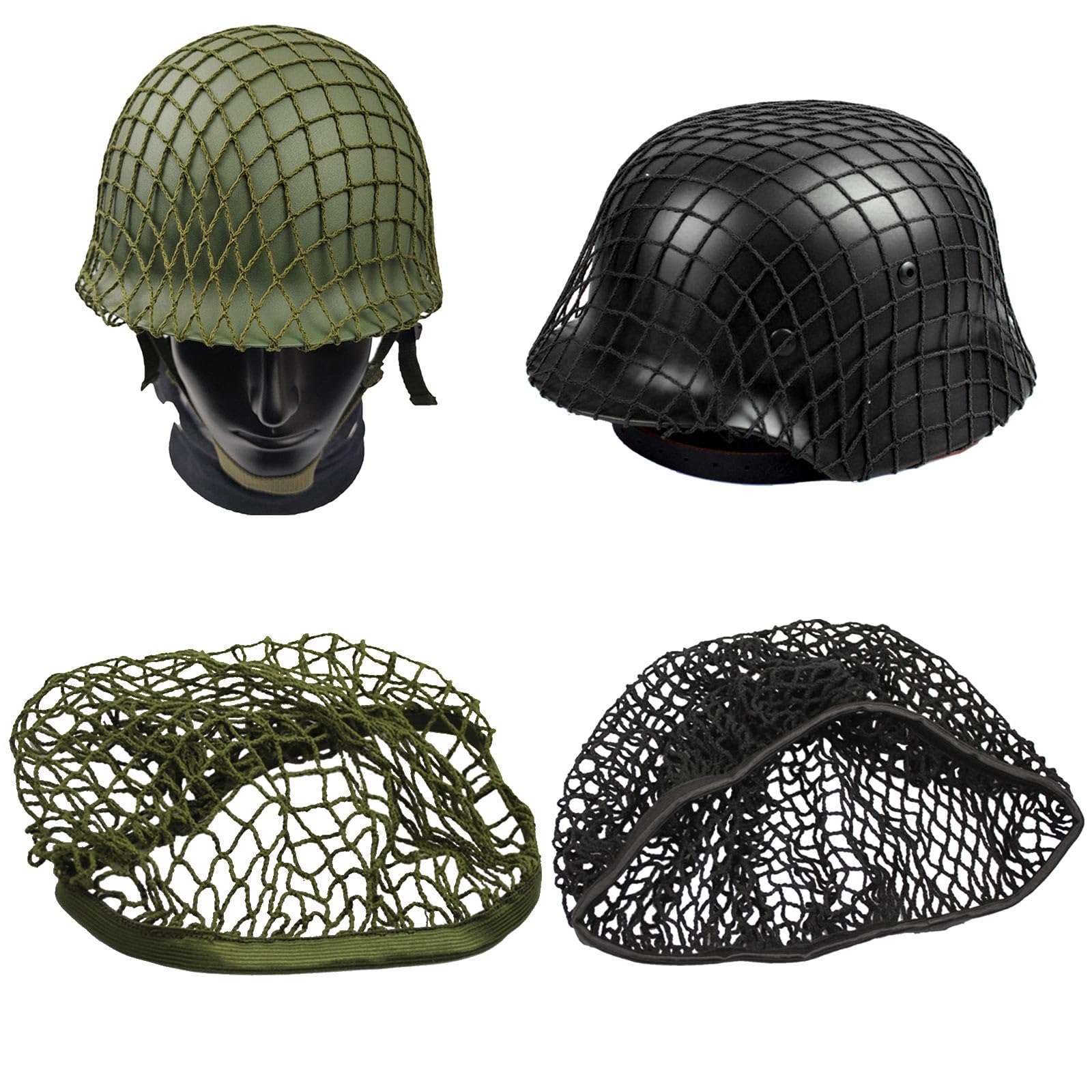 Helmet Replacement Netting Helmets M88 Black/Green Helmet Accessories