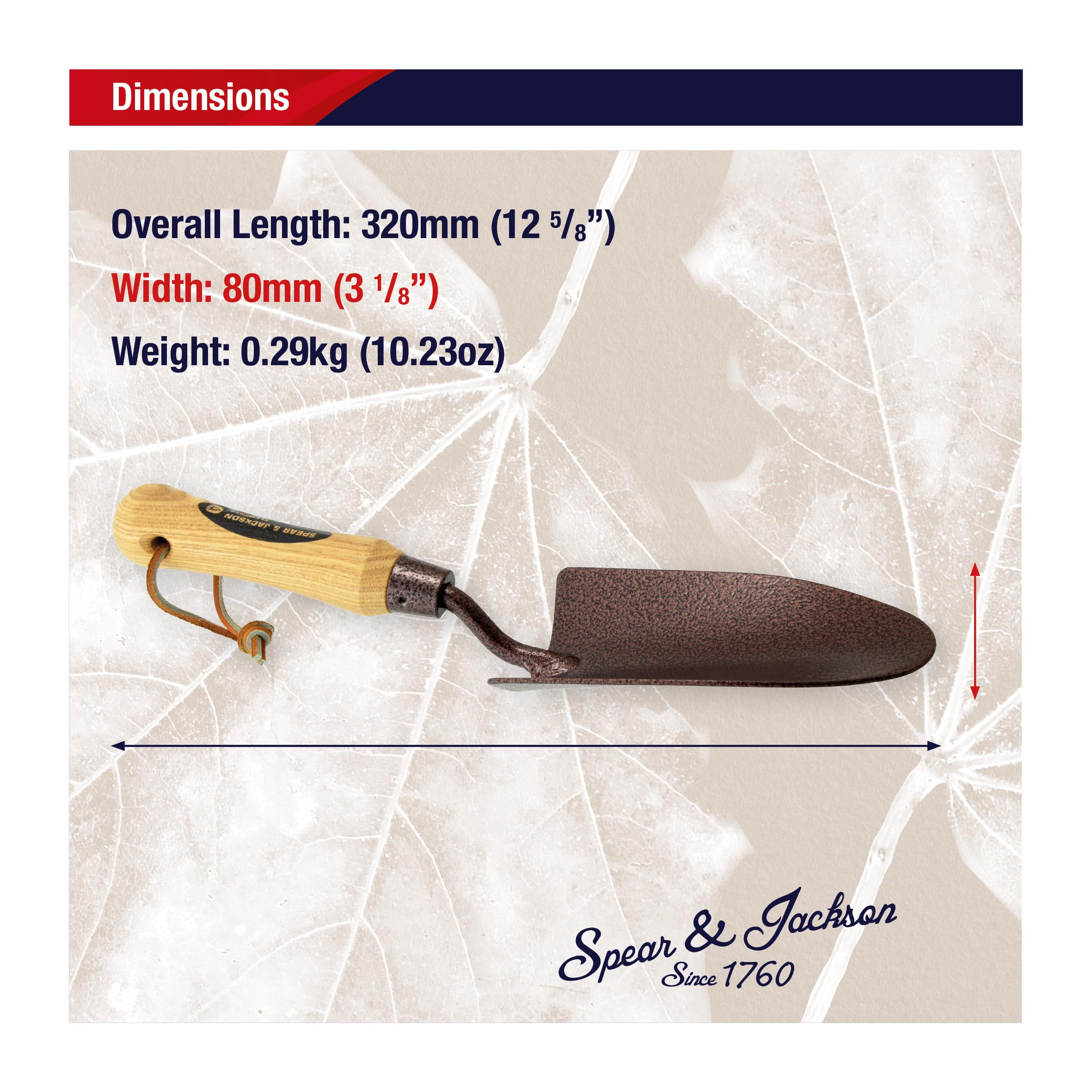 Spear & Jackson 4058NB Elements Carbon Hand Trowel — view 6