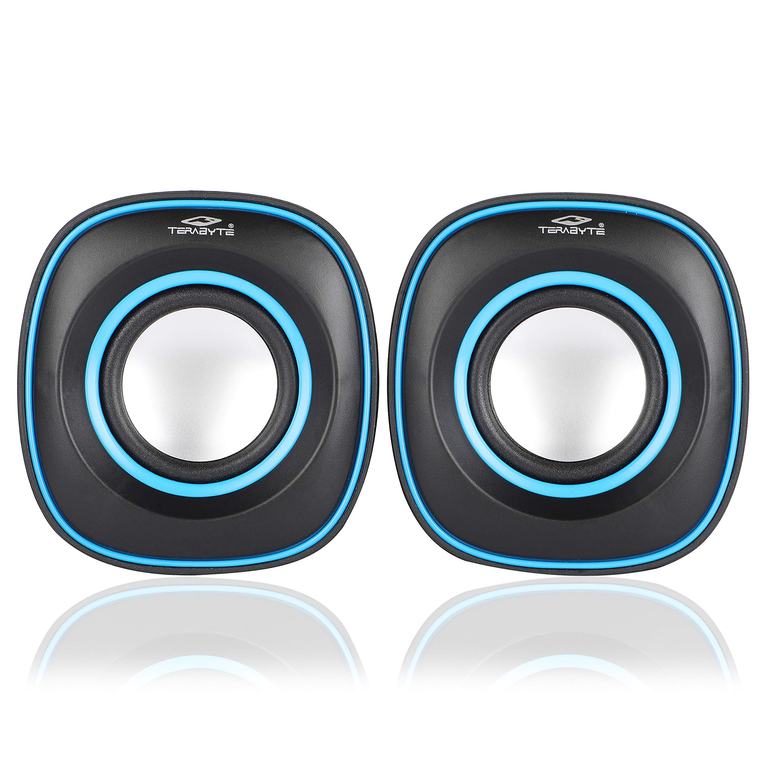TERA BYTE TERABYTE TB 015 Eliptic Laptop/Desktop Speaker (Black and Blue, 2.0 Channel) (B08YFG6ZH6) Amazon Price History, Amazon Price Tracker