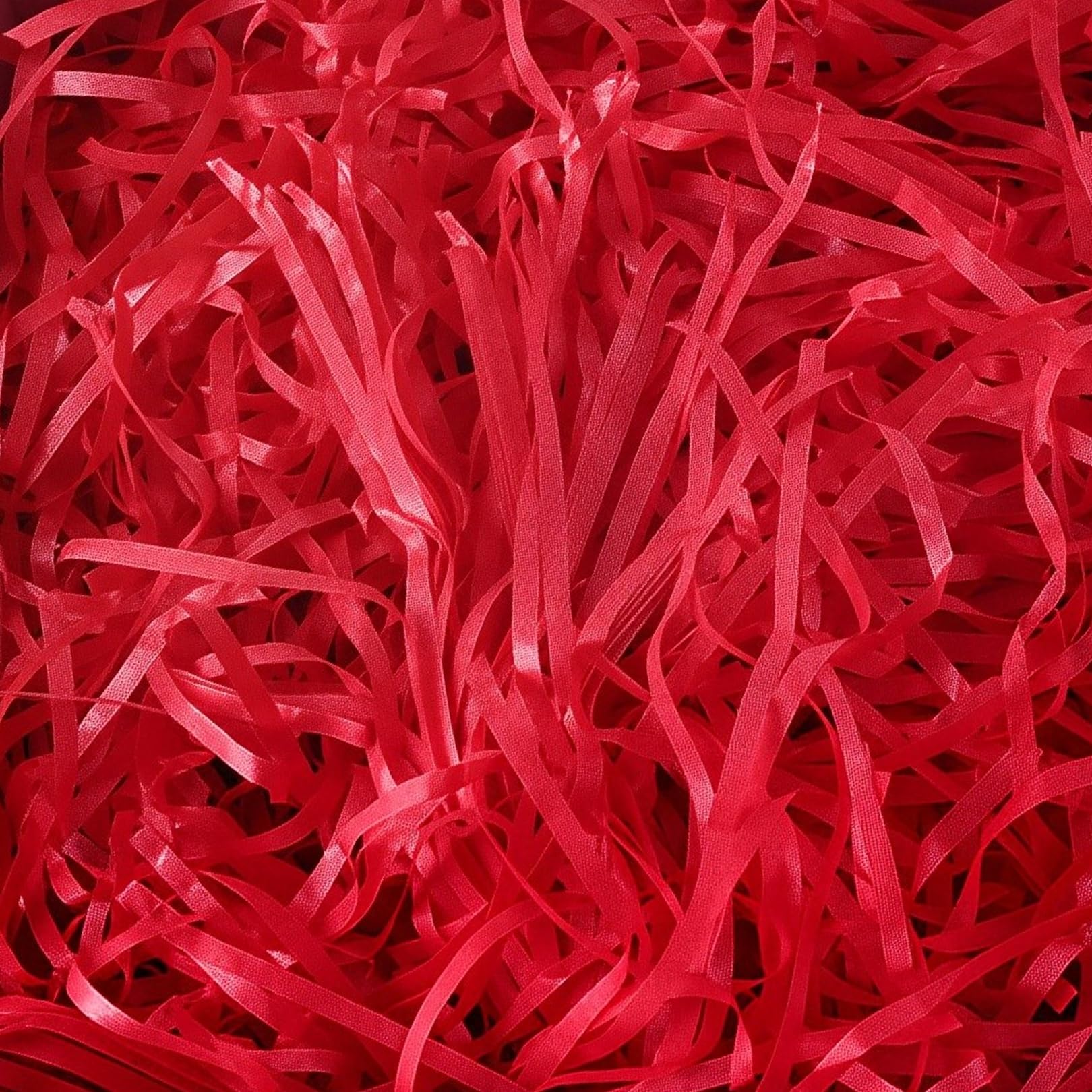 100g Red Shredded Tissue Paper for Gift Boxes,Shredded Paper for Gift Boxes, Shredded Paper for Hampers,Hamper Filling for Packaging,Shreds Stuffing Paper for Birthdays Weddings Festivals