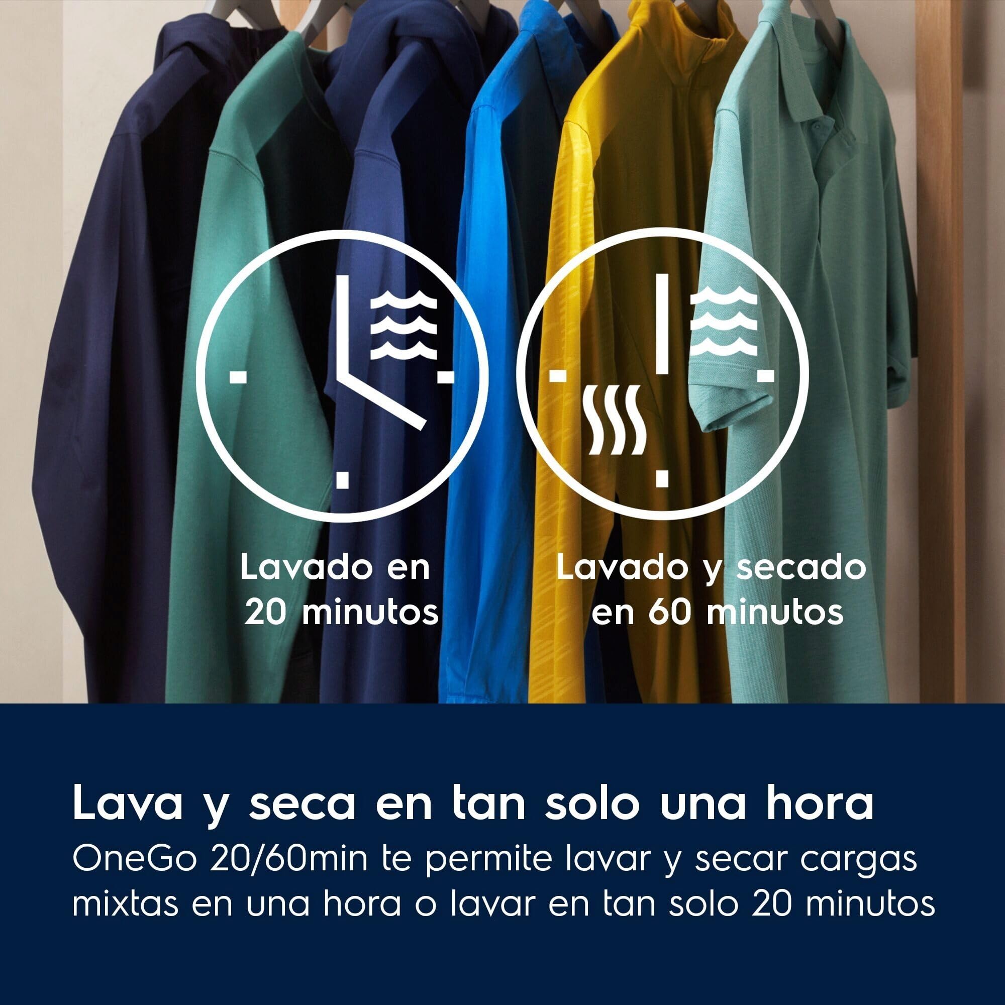 Electrolux EWI7216O2B - Lavadora Secadora Libre Instalación Serie 700 SteamCare, 10/6 kg lavado/secado, Lavasecadora con DualCare, SensiCare+, 1.600 rpm, Motor Inverter, Blanco