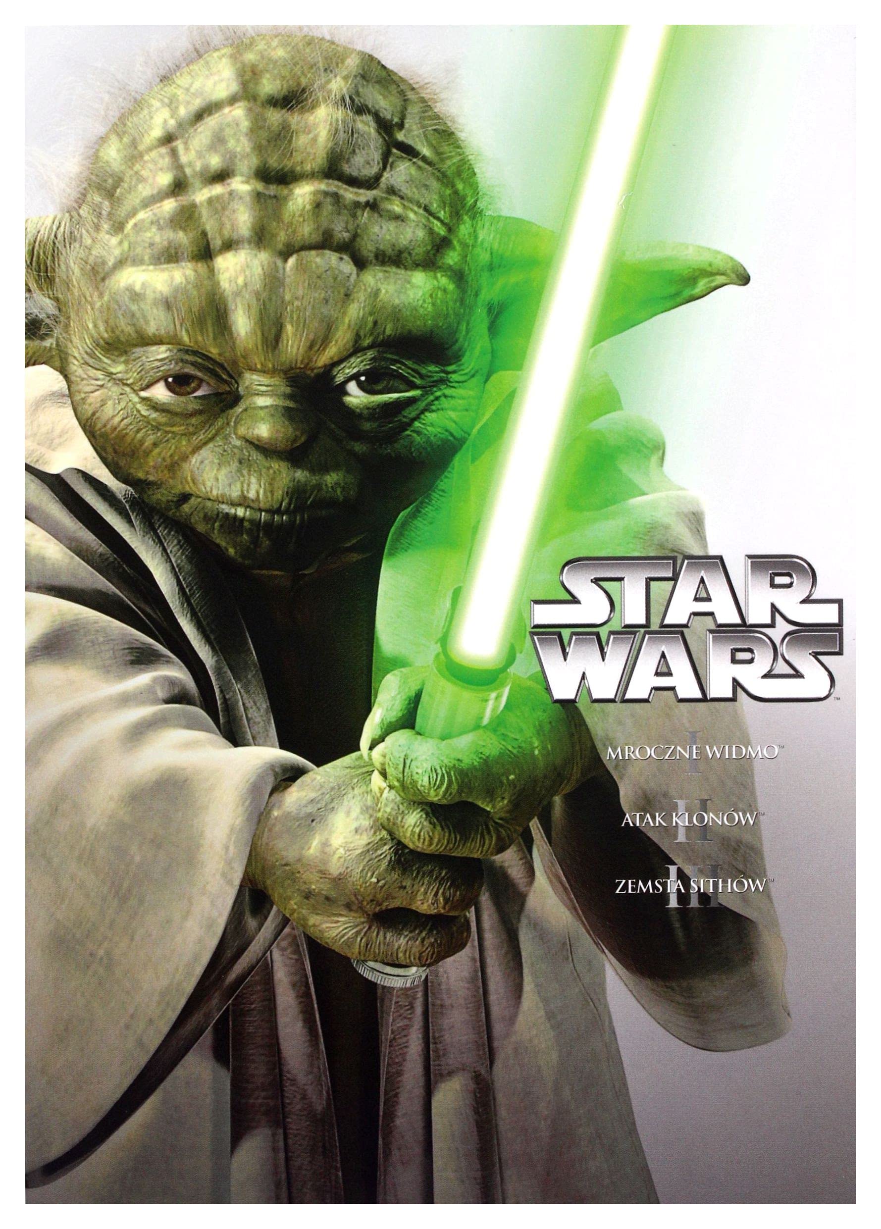 Trilogía precuela de Star Wars en 3 DVD con episodios I, II y III versión importada