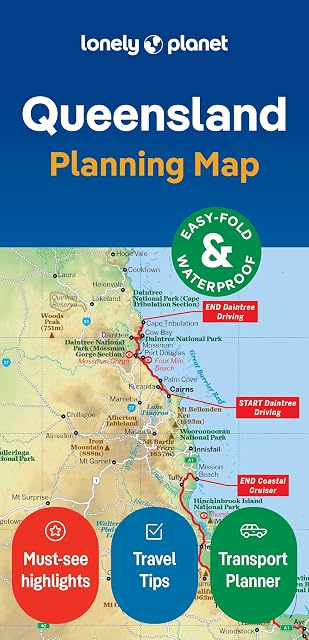 Portada de Lonely Planet Queensland Planning Map