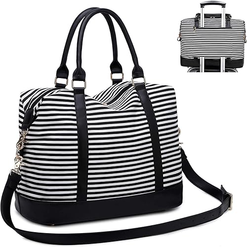 CAMTOP Women Ladies Travel Bag Canvas Weekend Overnight Carry On