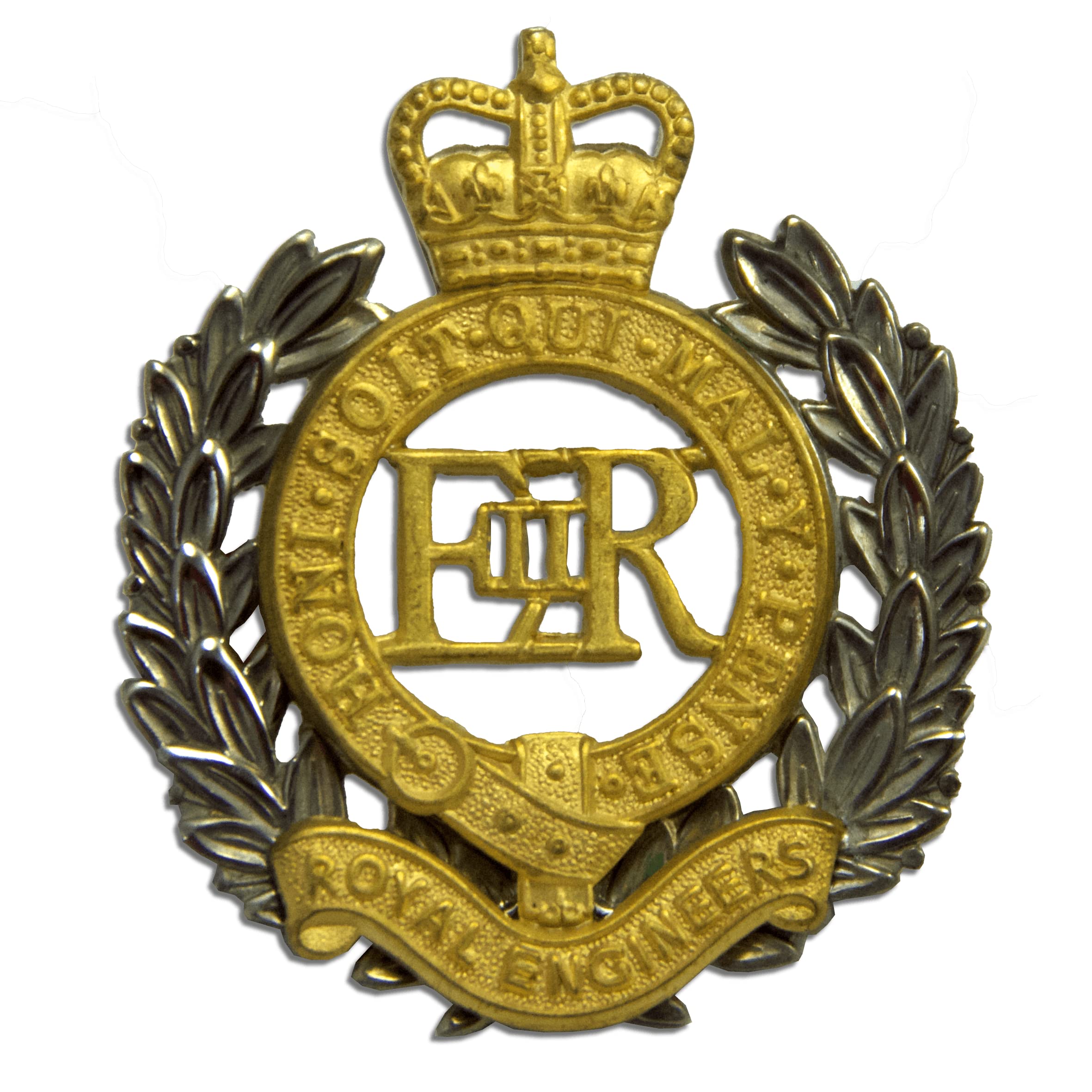 The Regimental Shop Men's Gold/Silver The Regital Shop Royal Engineers Beret Badge