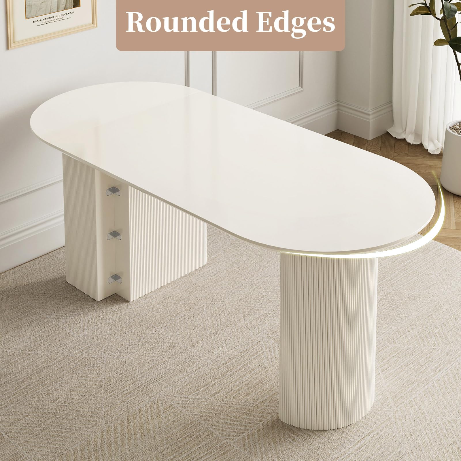 Set tavolo da pranzo espandibile con 4 sedie, design moderno pieghevole da quadrato a rotondo, per sala da pranzo salvaspazio, mobili da cucina eleganti e funzionali