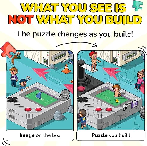 Miniatura 2 de Odd Pieces Rompecabezas de 1000 piezas con cómics de narración, final secreto, rompecabezas para adultos y niños misteriosos – 19.7 x 27.6 pulgadas