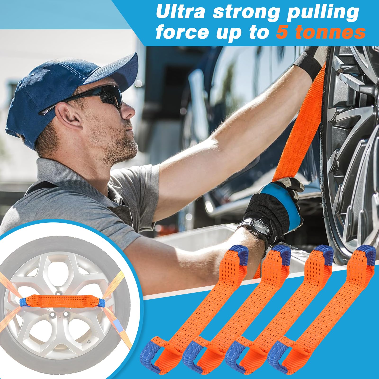 Safetytex Quergurt 50 Mm – Spanngurt Für Autotra Produktbild-Vorschau 4