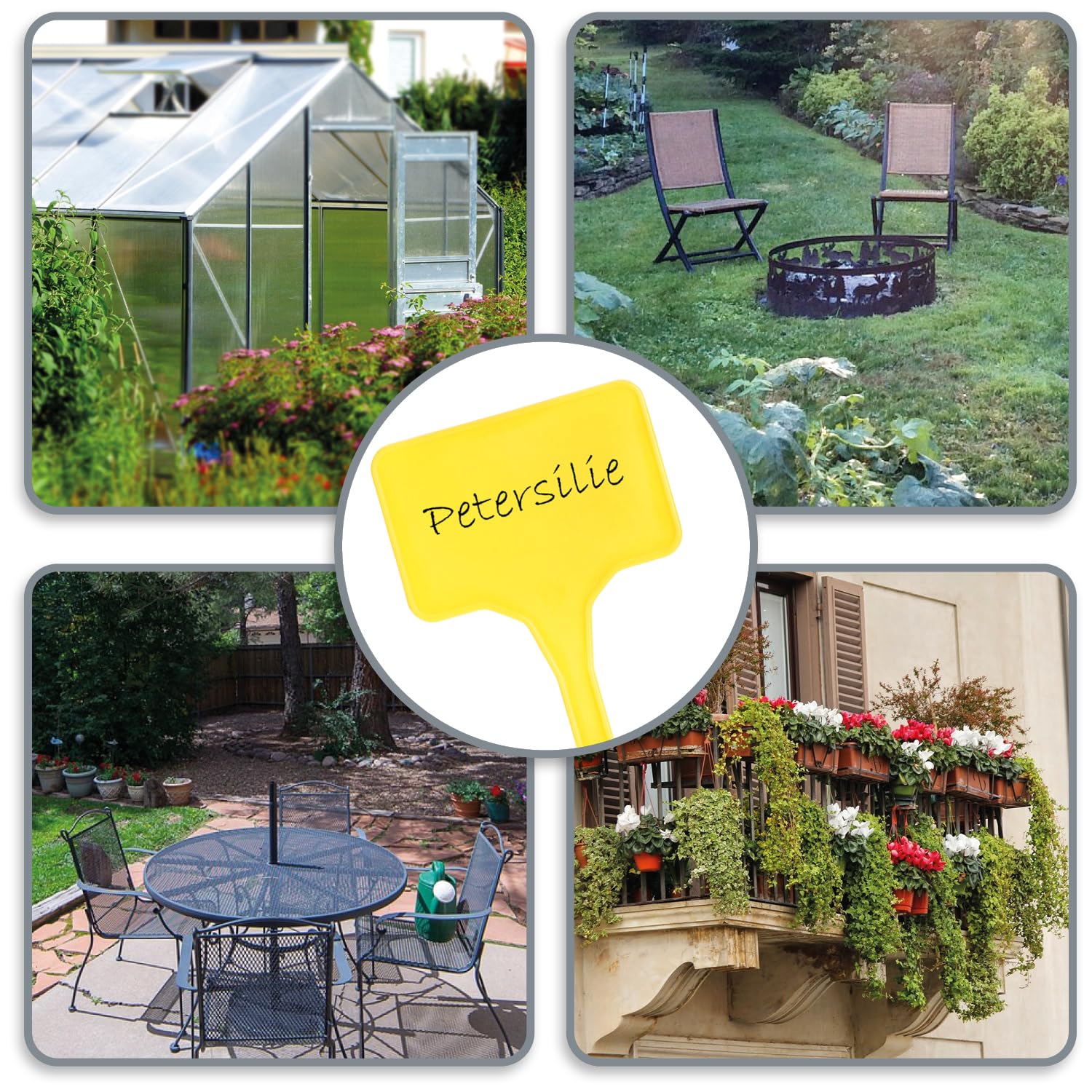 Etichette Piante 100pz Con Pennarello - Segnalini Per Orto Giardino E Semenzai - Foto 9