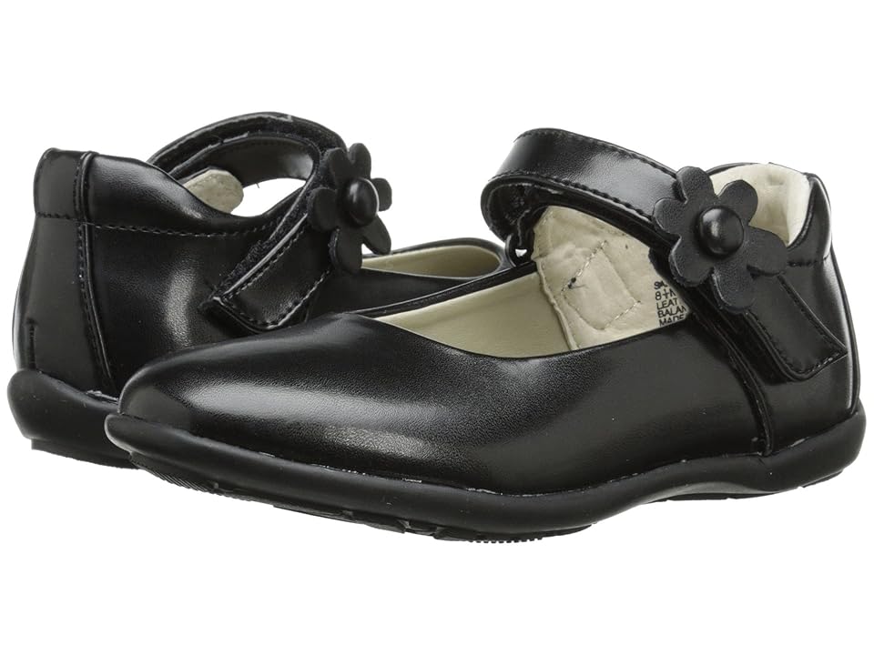 

Jumping Jacks Kids Sally Balleto (Toddler/Little Kid/Big Kid) (Black Smooth Leather) Girls Shoes