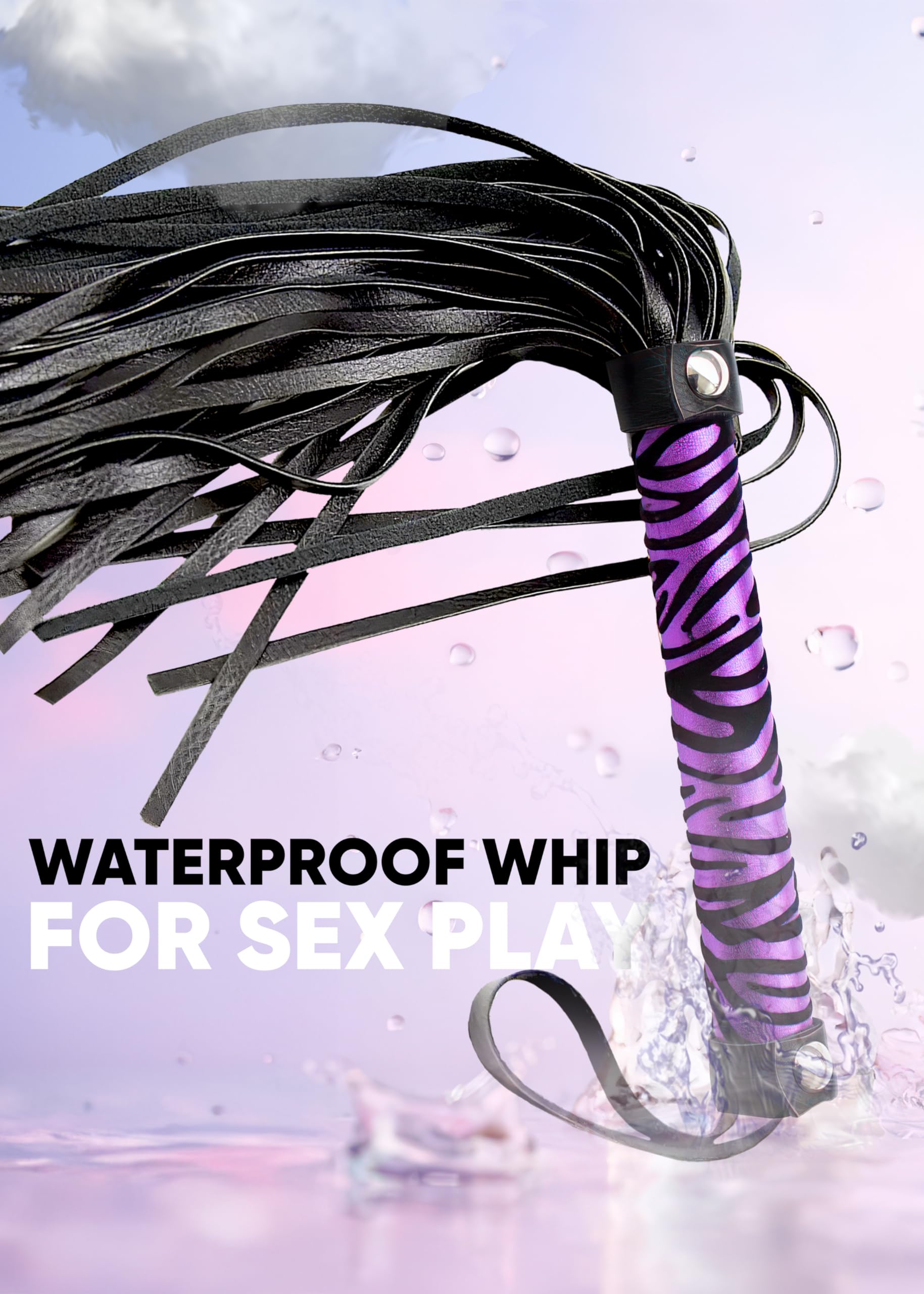 Whip Purple Faux Whip Equestrian Cosplay Whip Red Riding Whip Training Whip Flogger Horse Adult Whip