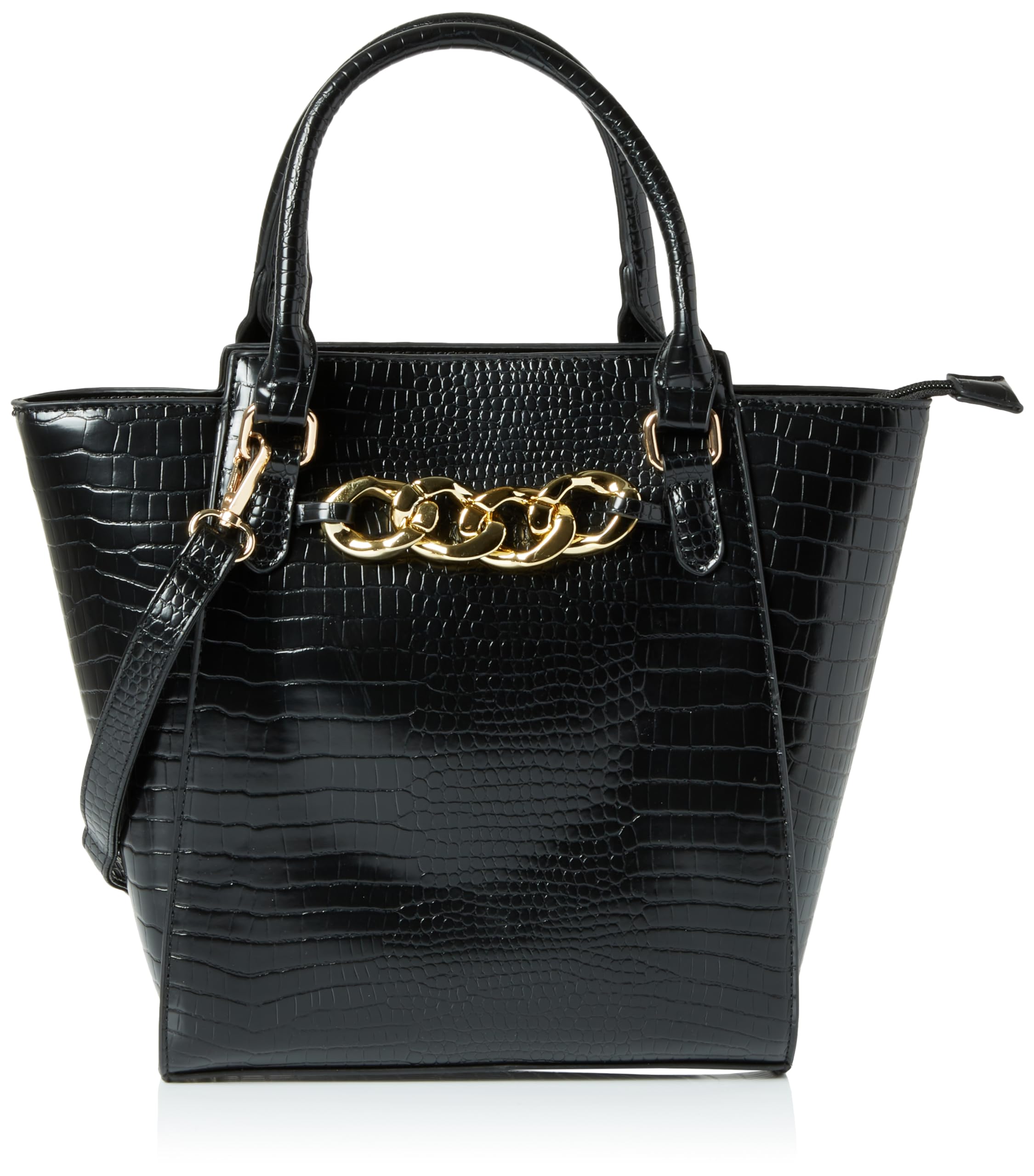 SIDONA Women's Handbag Shopper, Black, One Size