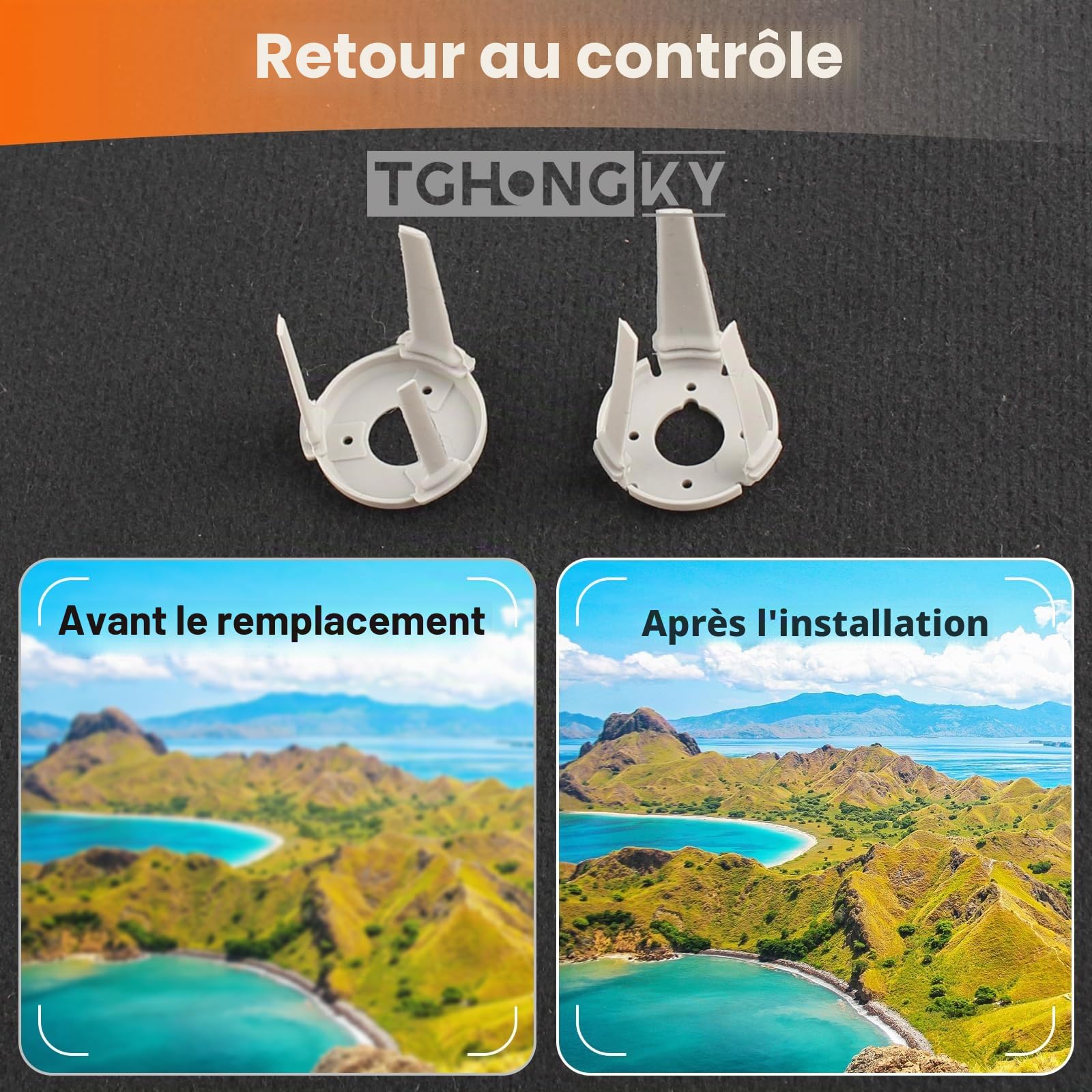 Caoutchouc Nacelle pour DJI Mini 4 Pro Amortisseurs en Caoutchouc Mini 4 Pro Gauche et Droit Boule Amortisseur pour DJI Mini 4 Pro(Style Long)