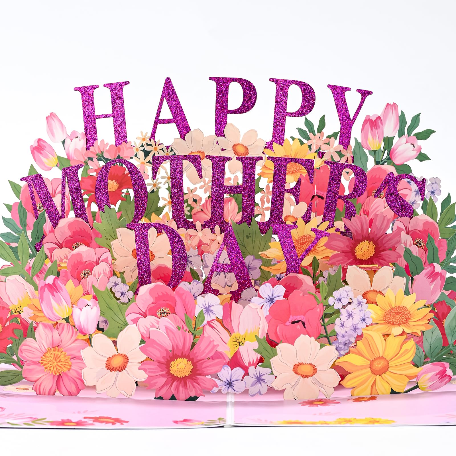 Yeomant 3D Mothers Day Card, Happy Mother's Day Pop Up Cards, Mother's Day Card with Envelope And Message Note, Recycled and Eco-Friendly