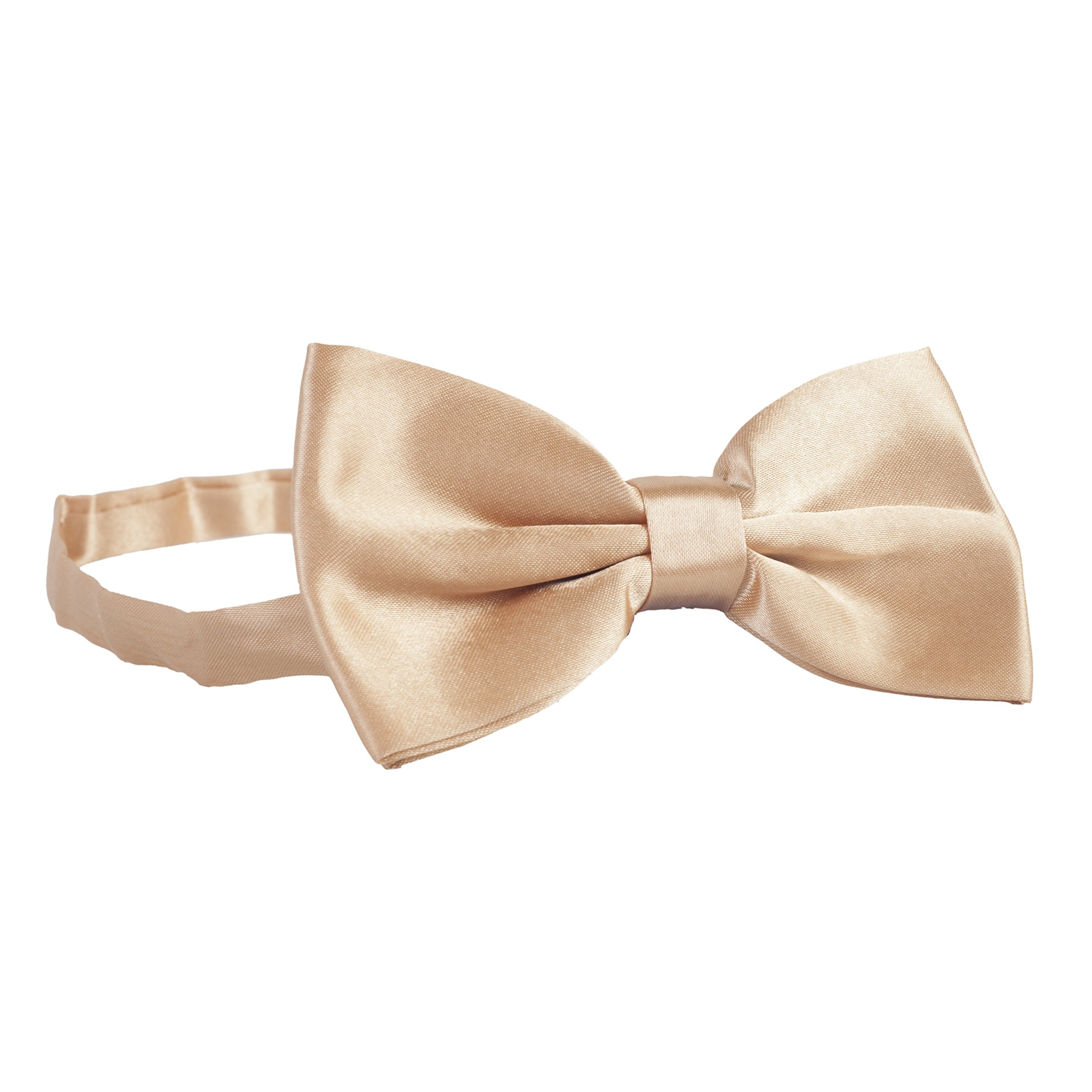 The Tie Company Men's Copper The Tie Co™ Pre-Tied & Adjustable Satin Solid Colour Classic Plain Bow Tie (Copper)