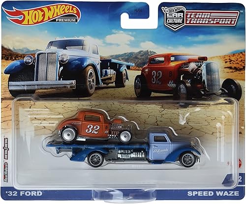 Hot Wheels Equipo de transporte '32 Ford, Speed Waze #32