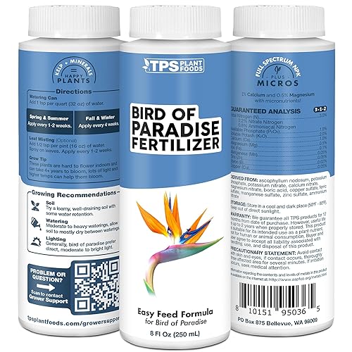 Miniatura 5 de Bird of Paradise Fertilizante para todas las plantas Strelitzia, alimento líquido para plantas, 8 oz (8.5 fl oz)