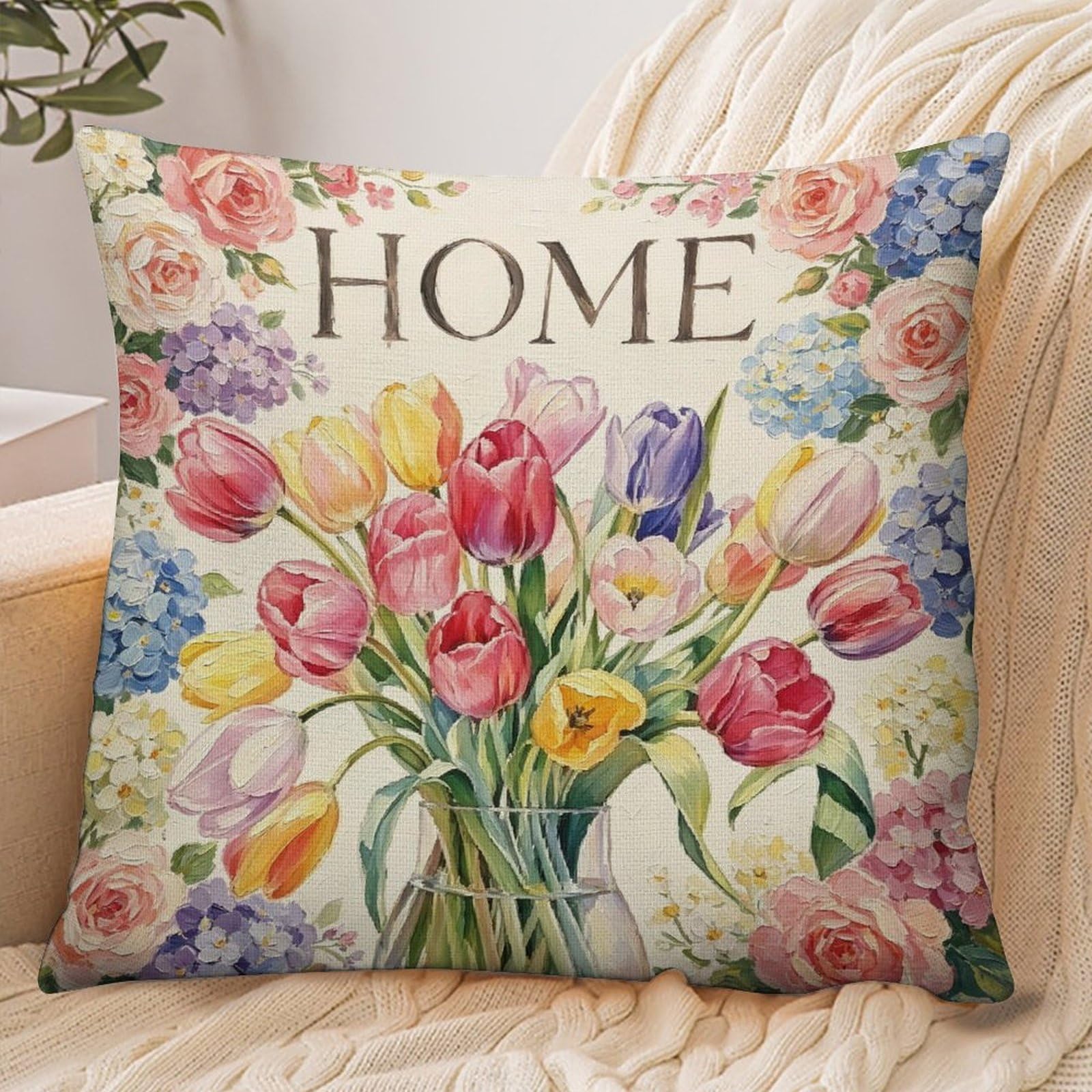 Fekiloot Style Floral Pillowcase Pillow Sham Pillow Case