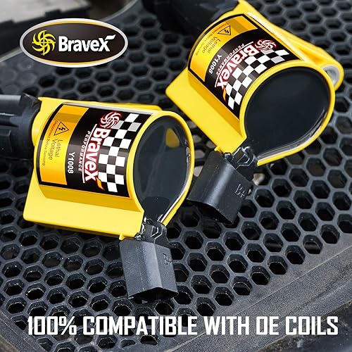 Miniatura 3 de Paquete de bobinas de encendido de alto rendimiento y bujía SP479 - Actualización 15% más de energía para Ford F-150 F-250 F-350 4.6L 5.4L V8 Corona