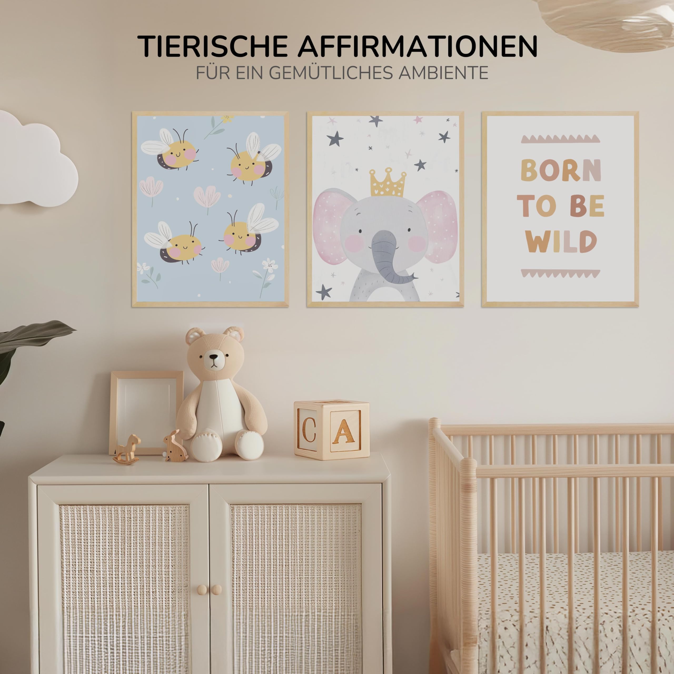 Kidsmood, Affirmation Poster for Children's Room, Encouraging Pictures for Children's Room Girls & Boys, Baby Room Decoration - Image 2