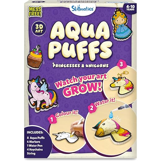 Skillmatics 3D Art Kit - Aqua Puffs