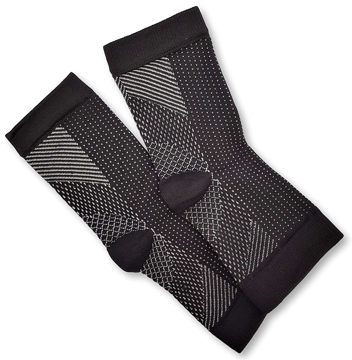 Johnda 6 Paia Calze A Compressione Graduata Per Uomo E Donna, Per Fascite Plantare, Sollievo Tallone, Taglie S/M E L/XL