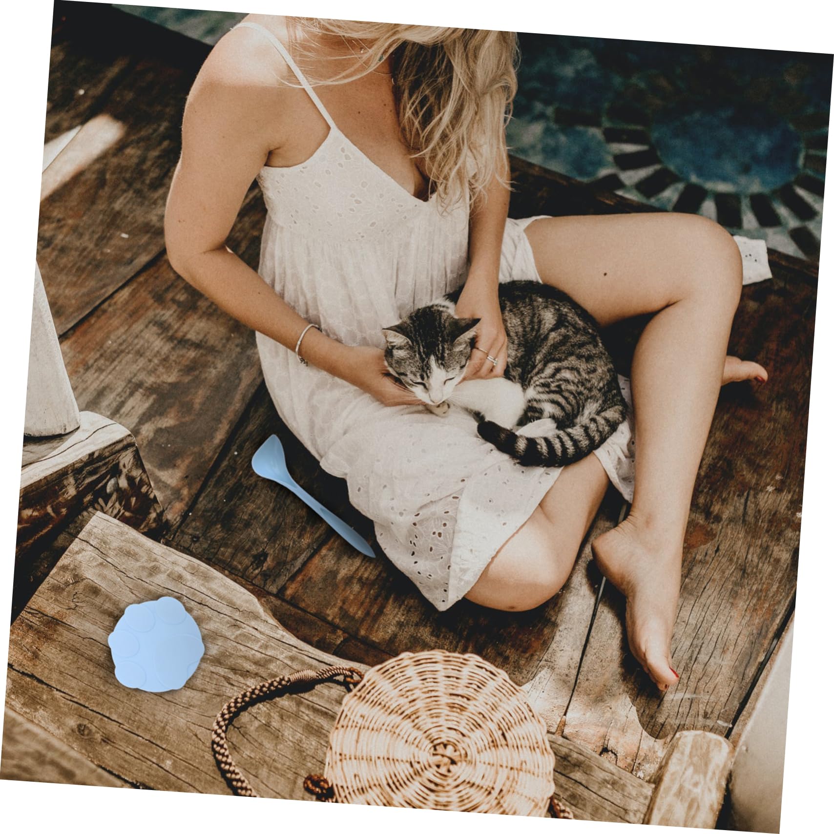 ibasenice Pet Can Cover Spoon Silicone Food Seal for Pet Canned Food Multi-use Spoon for Easy Feeding