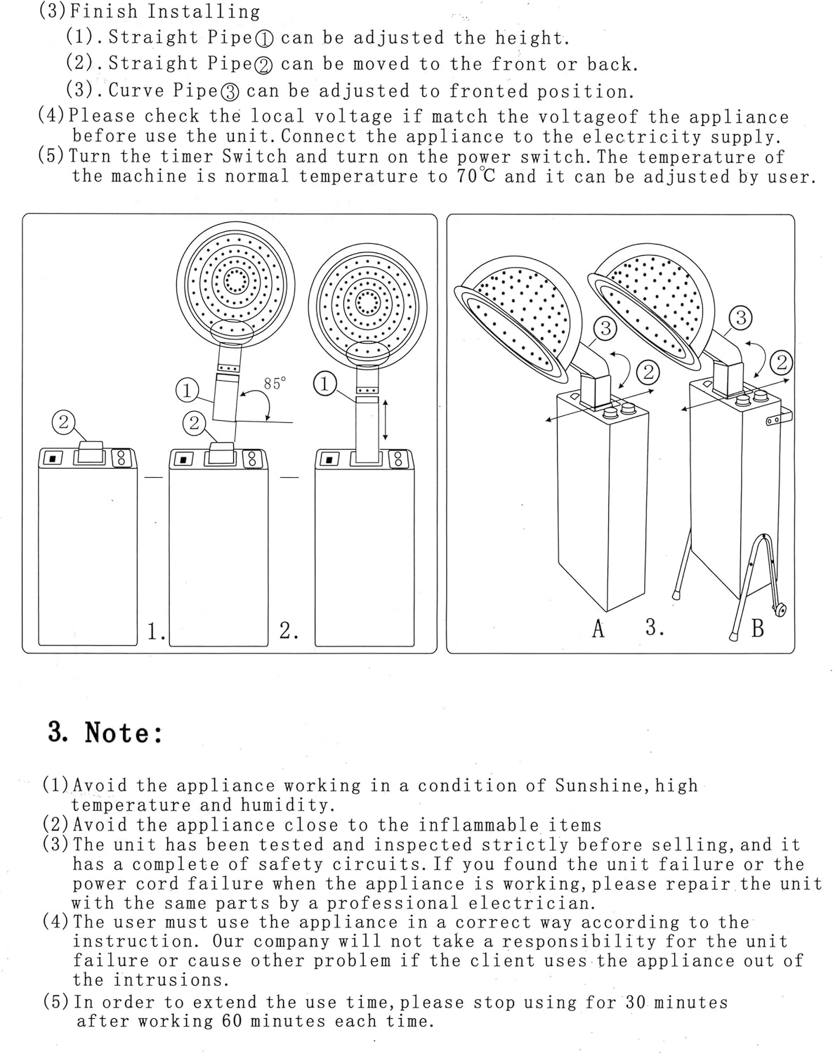 Hooded Conditioning Hair Dryer | 1150 watts | M-1040 | Barber and Stylist Hair Salon Accessories | HOTLINE BEAUTY