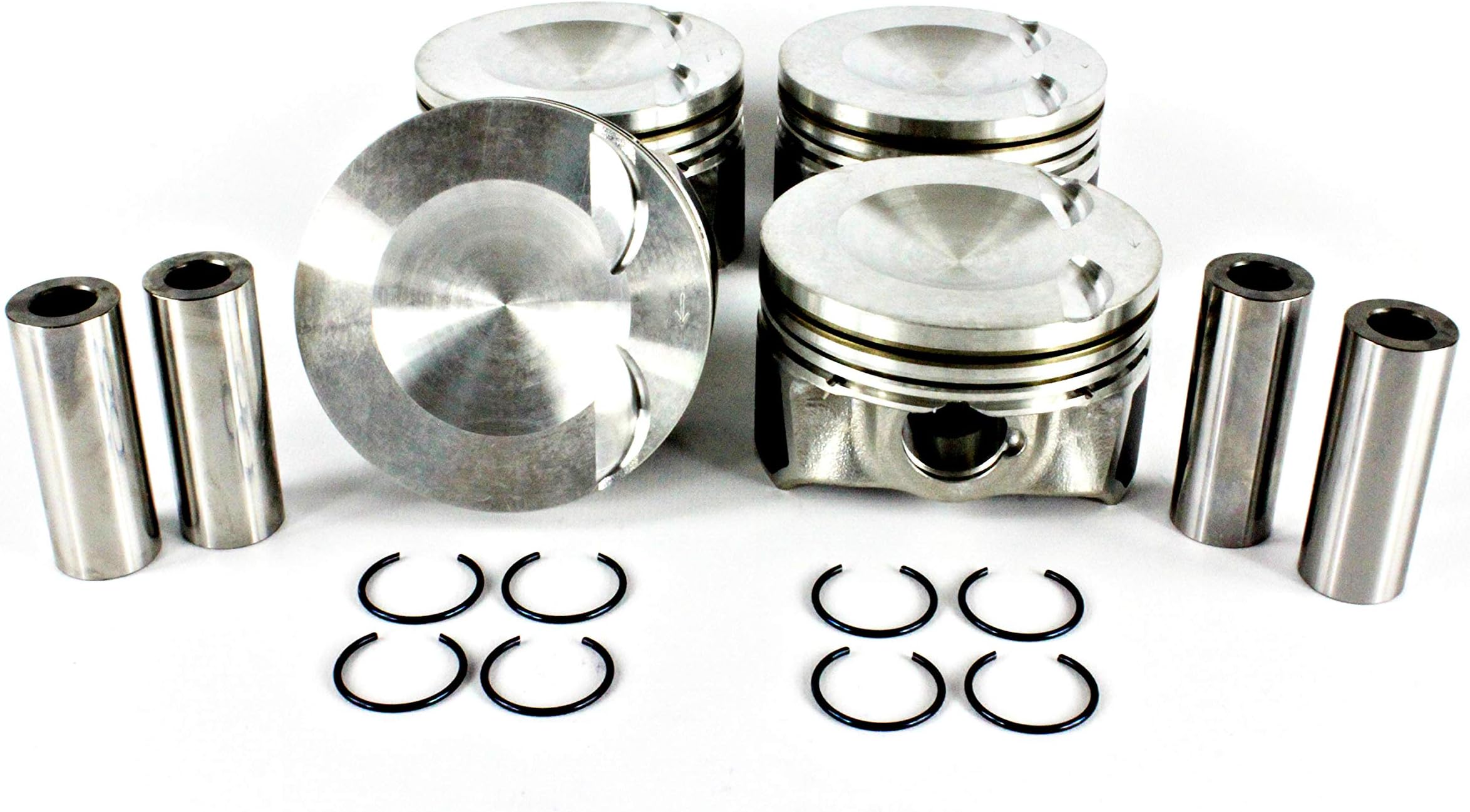 DNJ P805.20 Oversize Piston Set for 2008-2013 / Audi, Volkswagen / A3, A3 Quattro, A4, A4 Quattro, A5, A5 Quattro, A6, Beetle, Eos, GTI, Jetta, Passat, Q5, Tiguan, TT, TT Quattro / 2.0L / DOHC / 16V