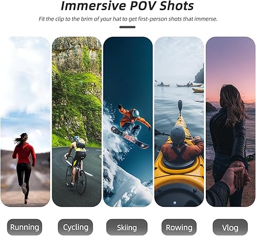 Miniatura 4 de Clip de gorra de béisbol para DJI Osmo Nano, soporte de montaje de tapa de rotación de 360 para DJI Osmo Nano Accesorios