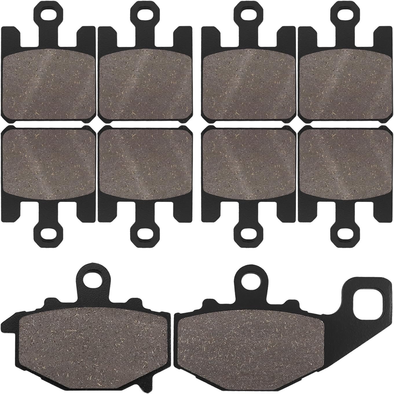 ZICOO Front & Rear Brake Pads for Kawasaki ZX6R Ninja 636 ZX636 2003-2006 ZX10R Ninja ZX1000 1000 2004-2007 ZX6RR ZX600 2003-2006