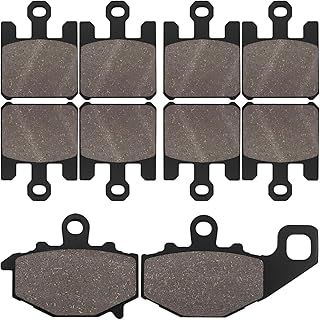 ZICOO Front & Rear Brake Pads for Kawasaki ZX6R Ninja 636 ZX636 2003-2006 ZX10R Ninja ZX1000 1000 2004-2007 ZX6RR ZX600 2003-2006