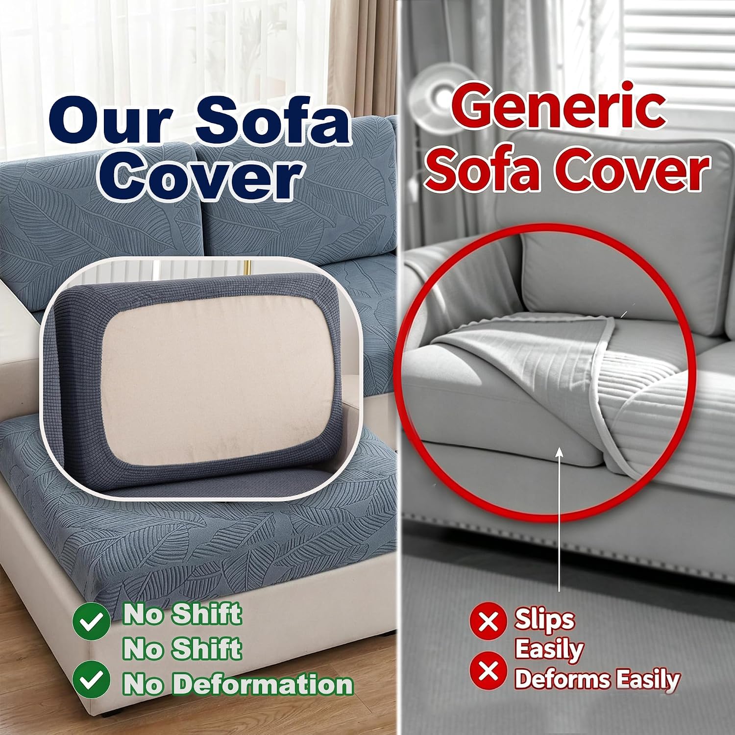 Modular Sofa Cover Sectional Couch Slipcovers for Dogs Pet Friendly