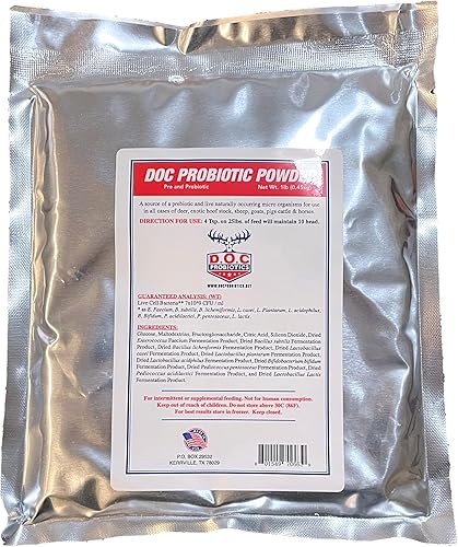 Doc Probiotic Powder - Bacterias de células vivas cabras, vacas, caballos, ovejas, cerdos, ciervos disponible en Yaxa Colombia