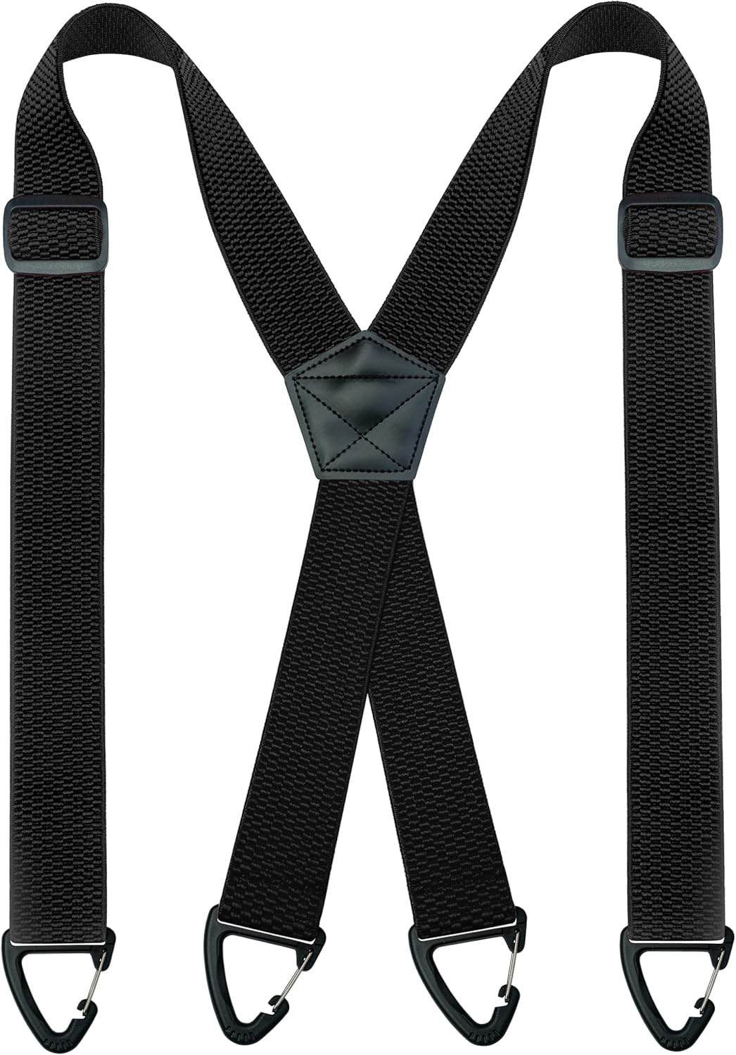 RBOCOTT Mens Hidden Suspender Under Clothes with 4 Snap Loop(3.8cm wide)